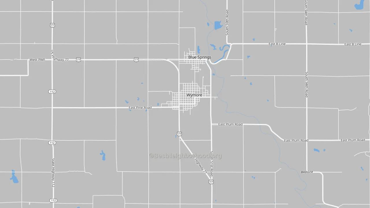 Transit Grade map of Wymore, NE