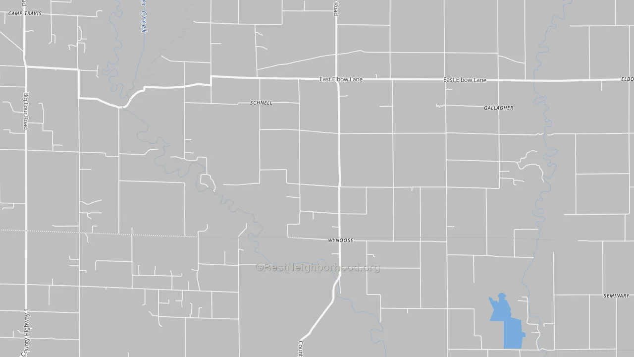 Transit Grade map of Wynoose, IL