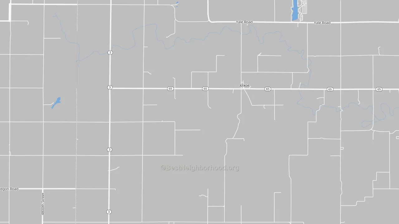 Transit Grade map of Xenia, KS