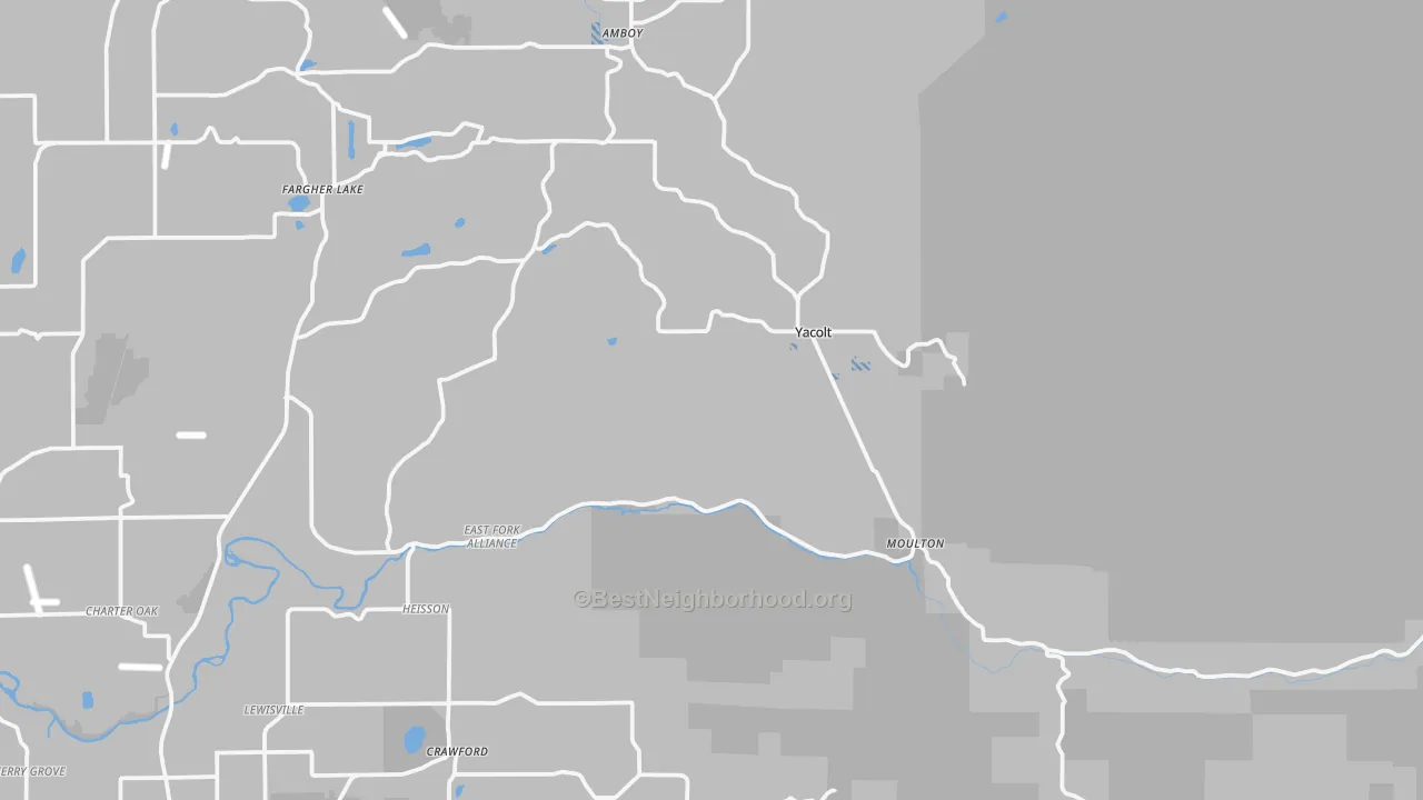 Transit Grade map of Yacolt, WA