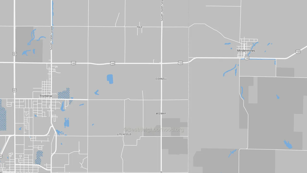 Transit Grade map of Yale, KS