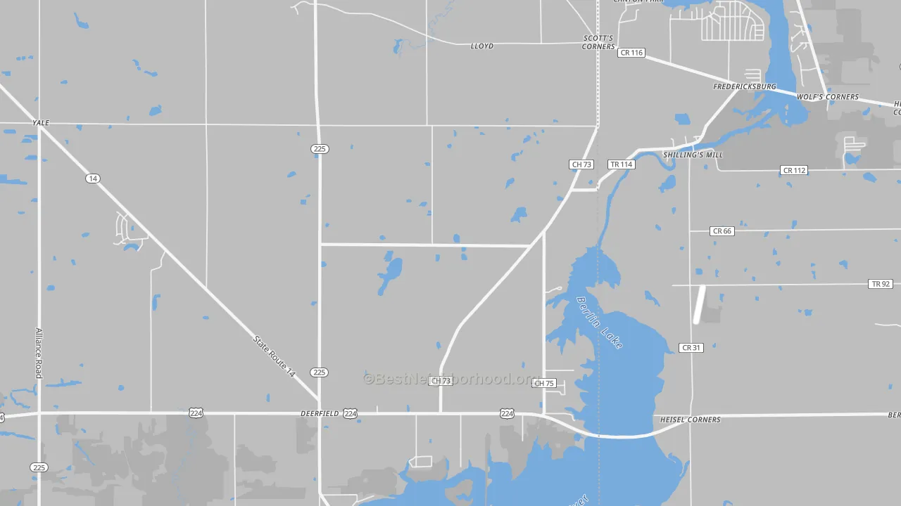 Transit Grade map of Yale, OH