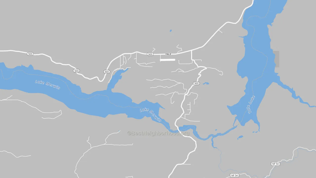 Transit Grade map of Yale, WA