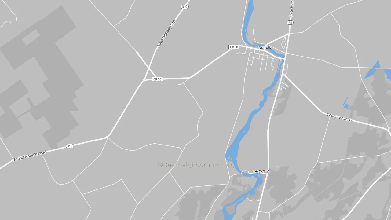 Transit Grade map of Yaleville, NY