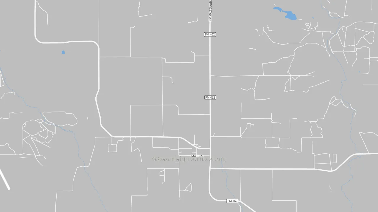 Transit Grade map of Yancey, TX