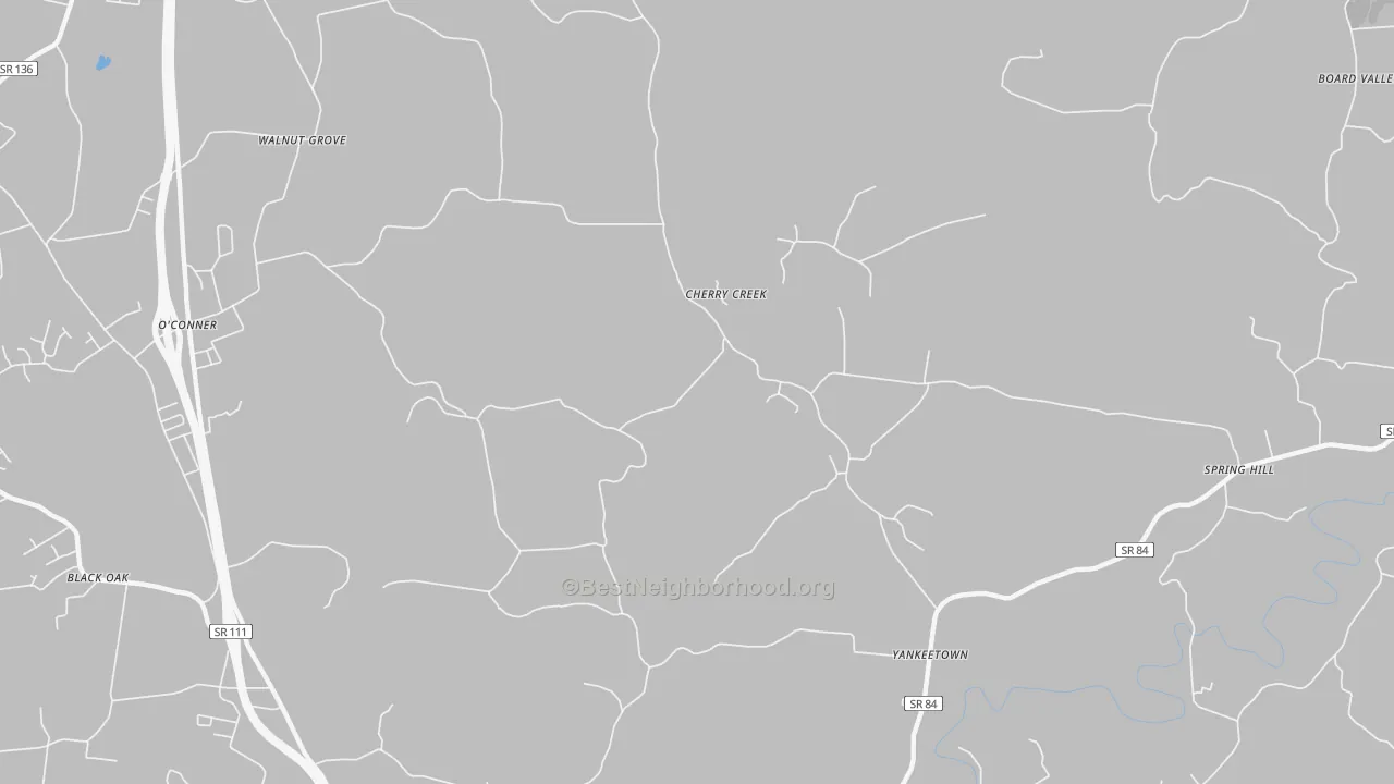 Transit Grade map of Yankeetown, TN