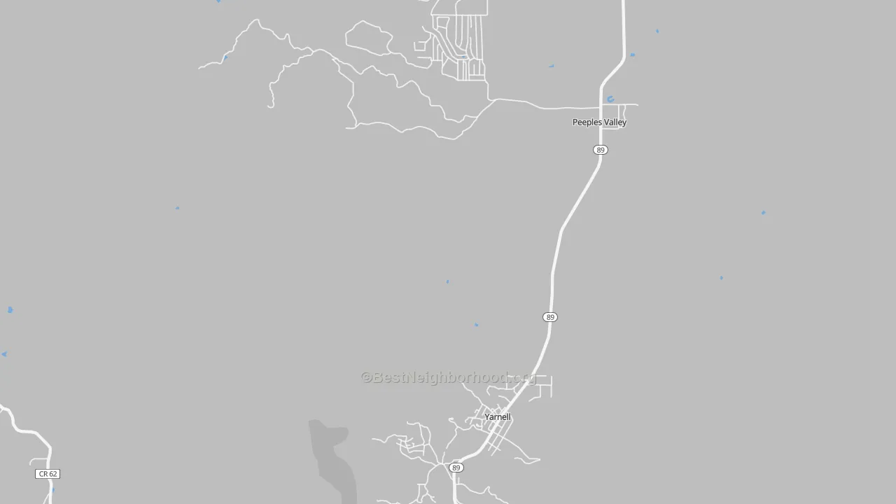 Transit Grade map of Yarnell, AZ
