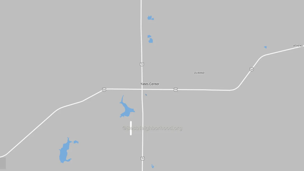 Transit Grade map of Yates Center, KS