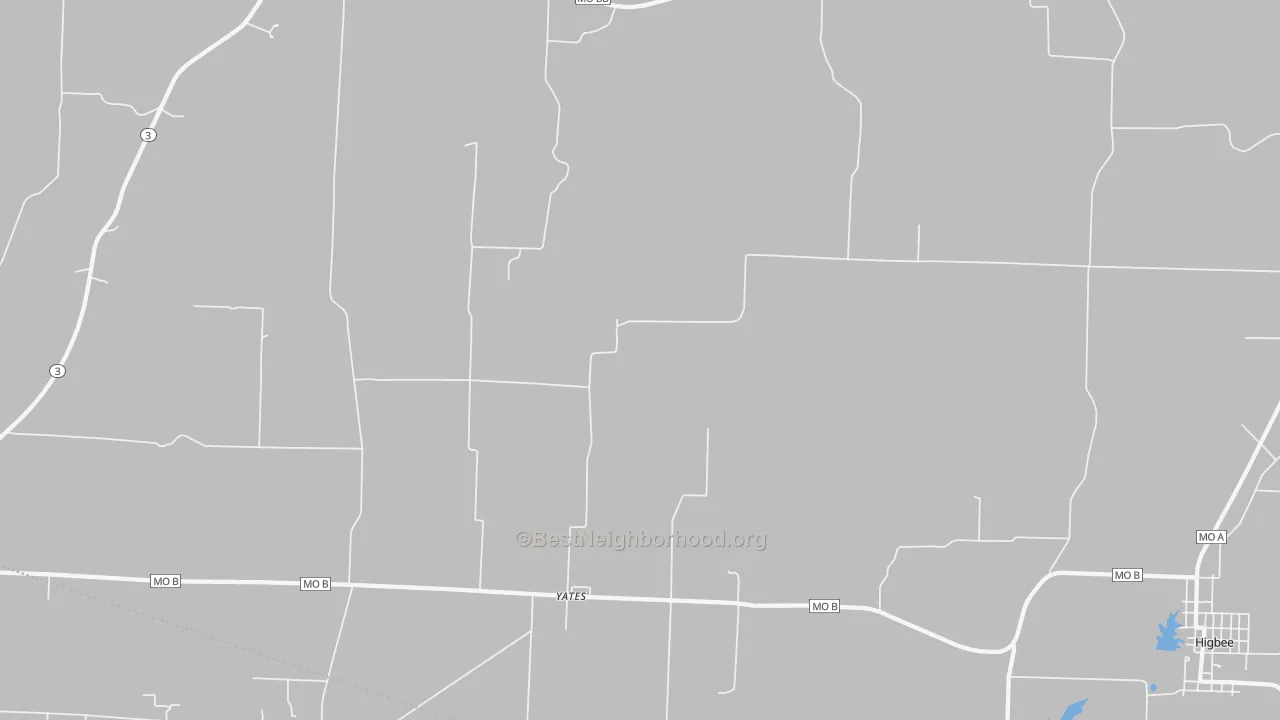 Transit Grade map of Yates, MO