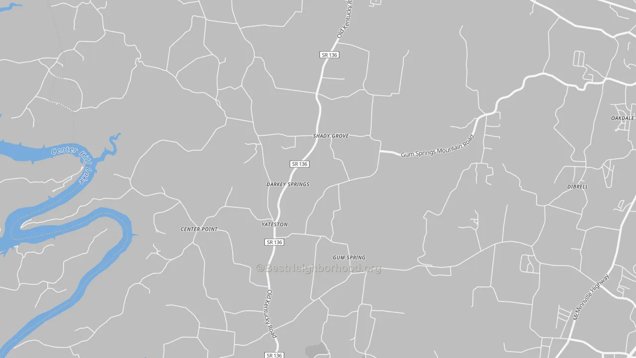 Transit Grade map of Yateston, TN