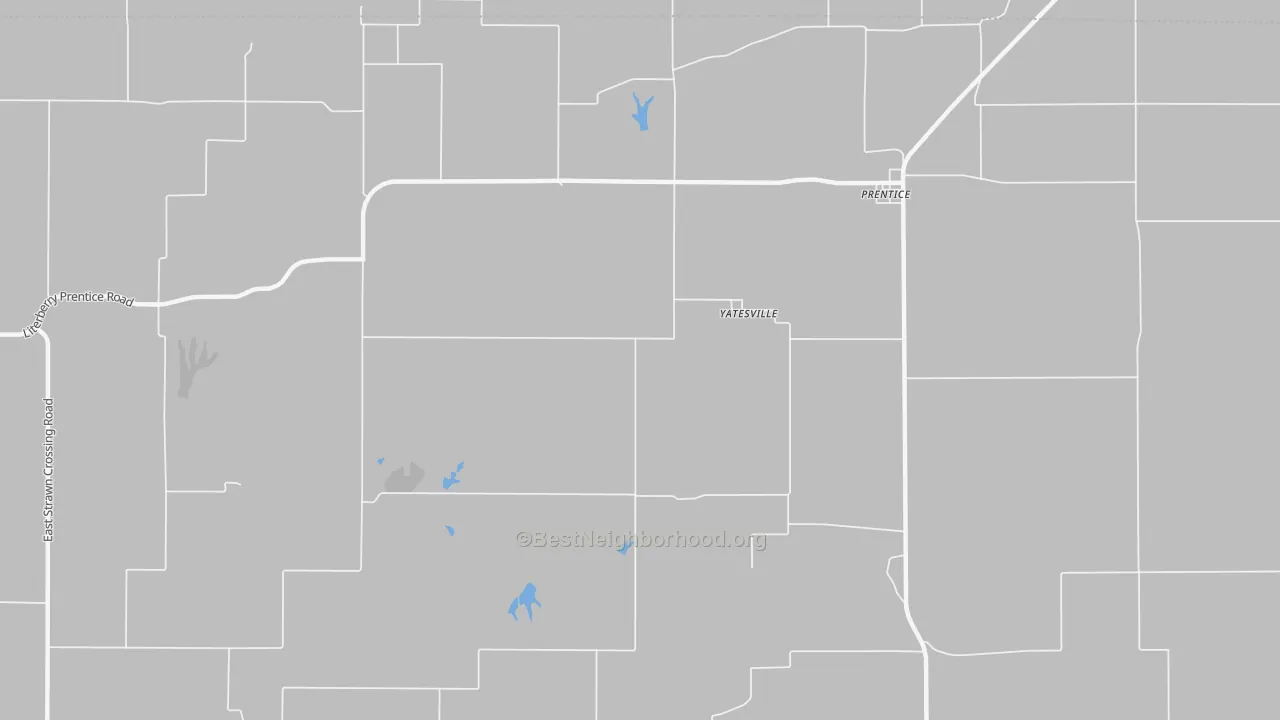 Transit Grade map of Yatesville, IL