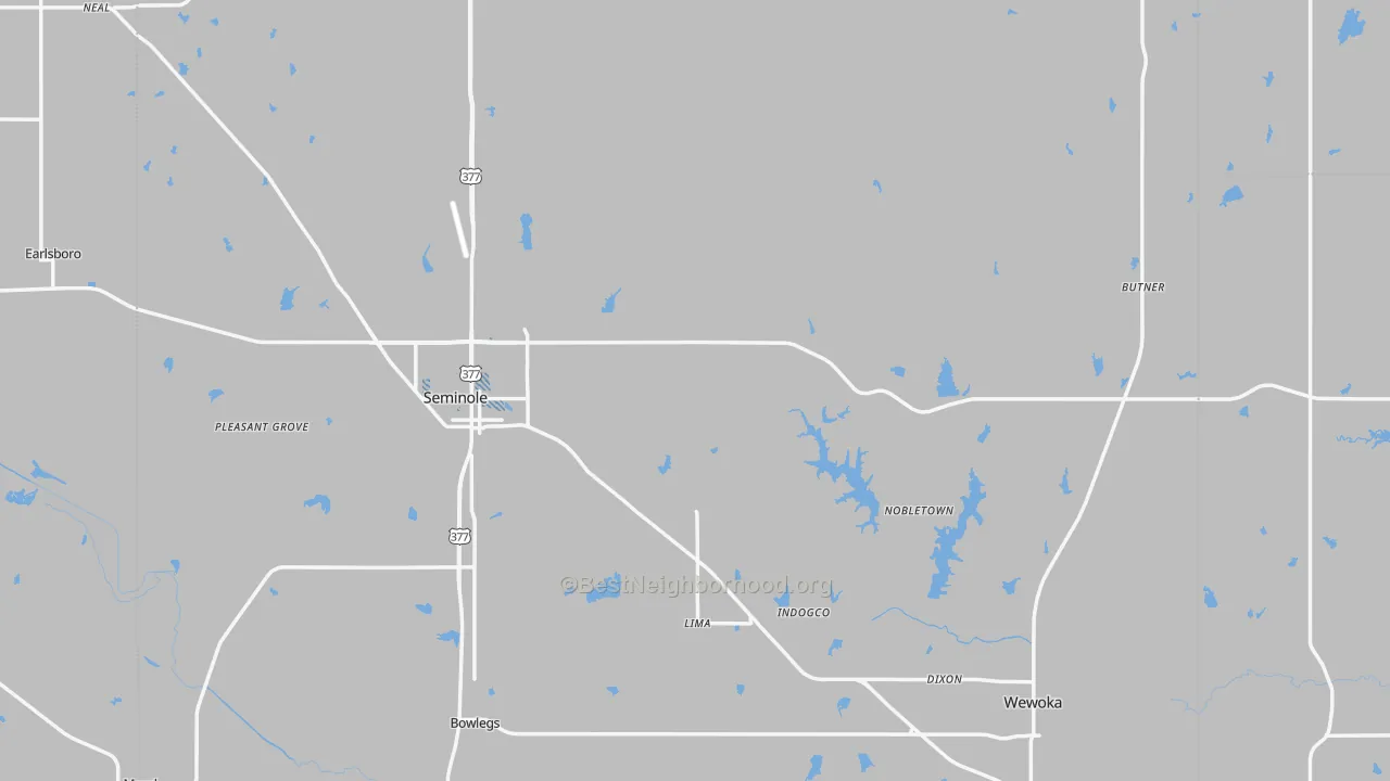Transit Grade map of Yeager, OK