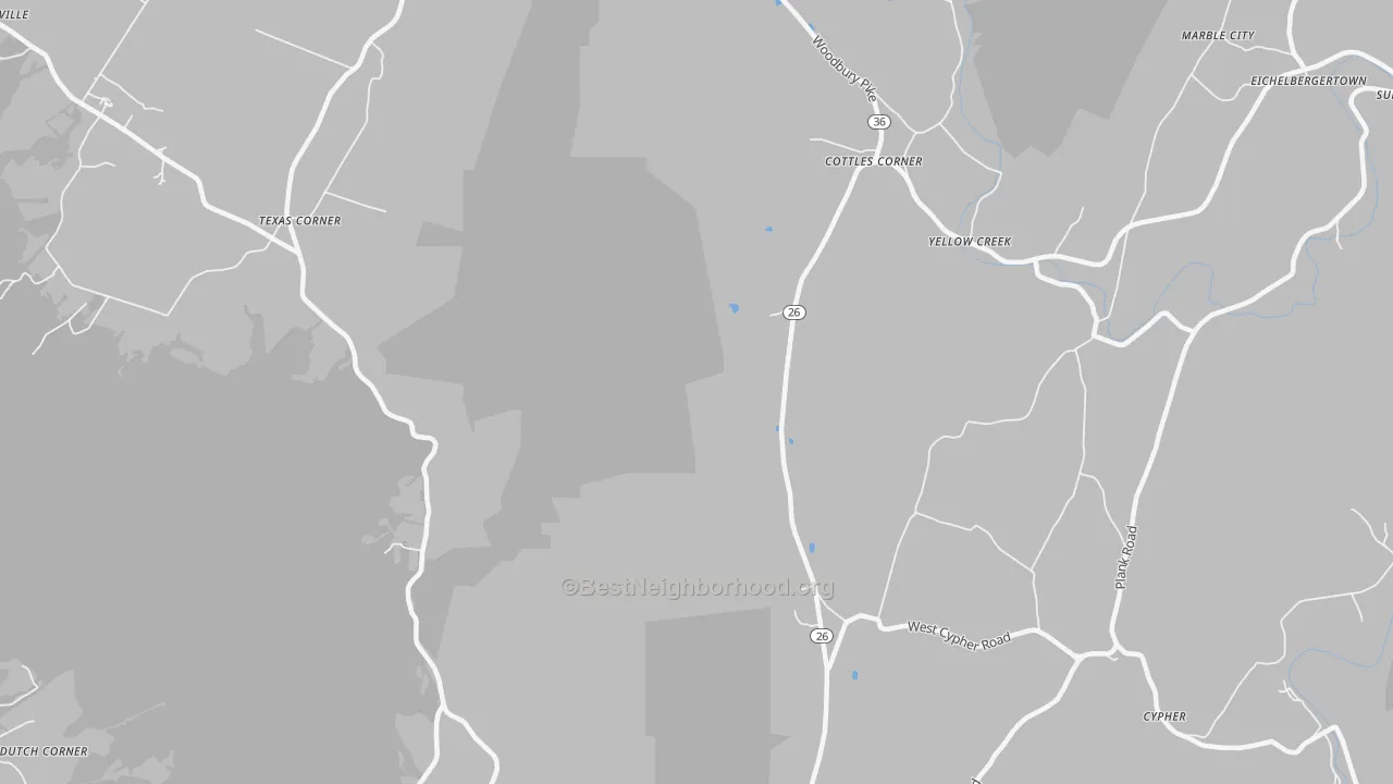Transit Grade map of Yellow Creek, PA