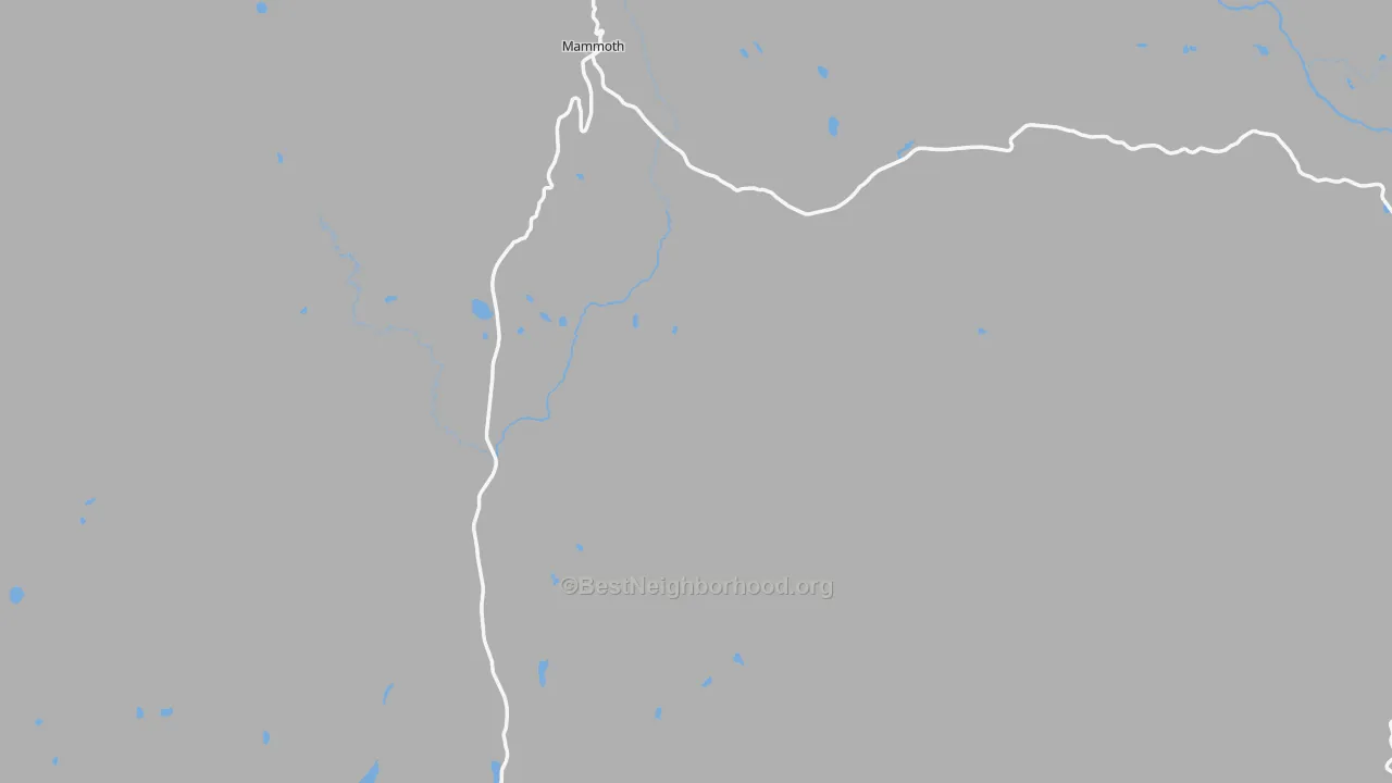 Transit Grade map of Yellowstone National Park, WY