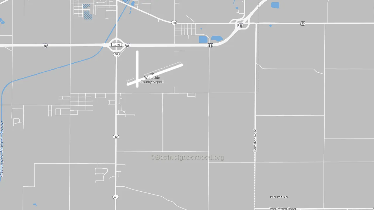 Transit Grade map of Yeoward Addition, IL