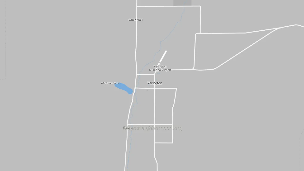 Transit Grade map of Yerington, NV