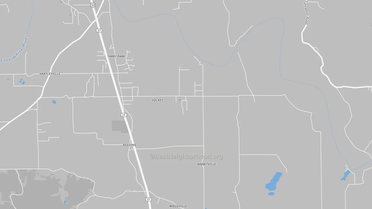 Transit Grade map of Yockey, IN