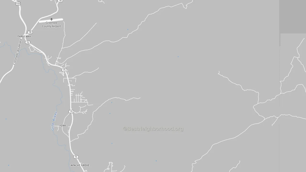 Transit Grade map of York, AZ