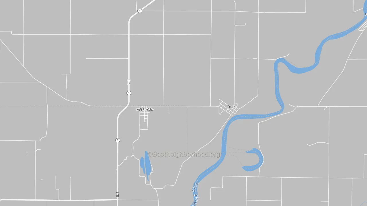 Transit Grade map of York, IL