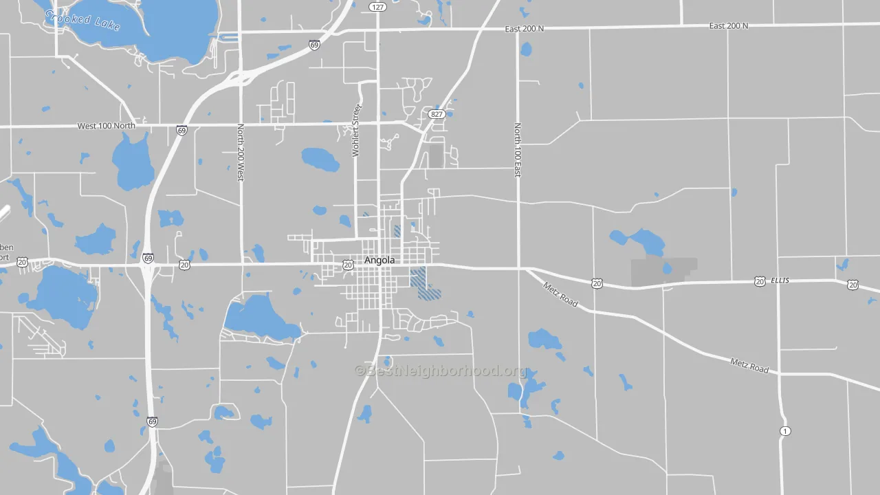 Transit Grade map of York, IN