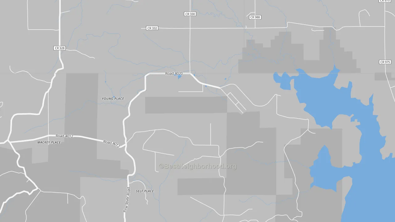 Transit Grade map of Young Place, NM