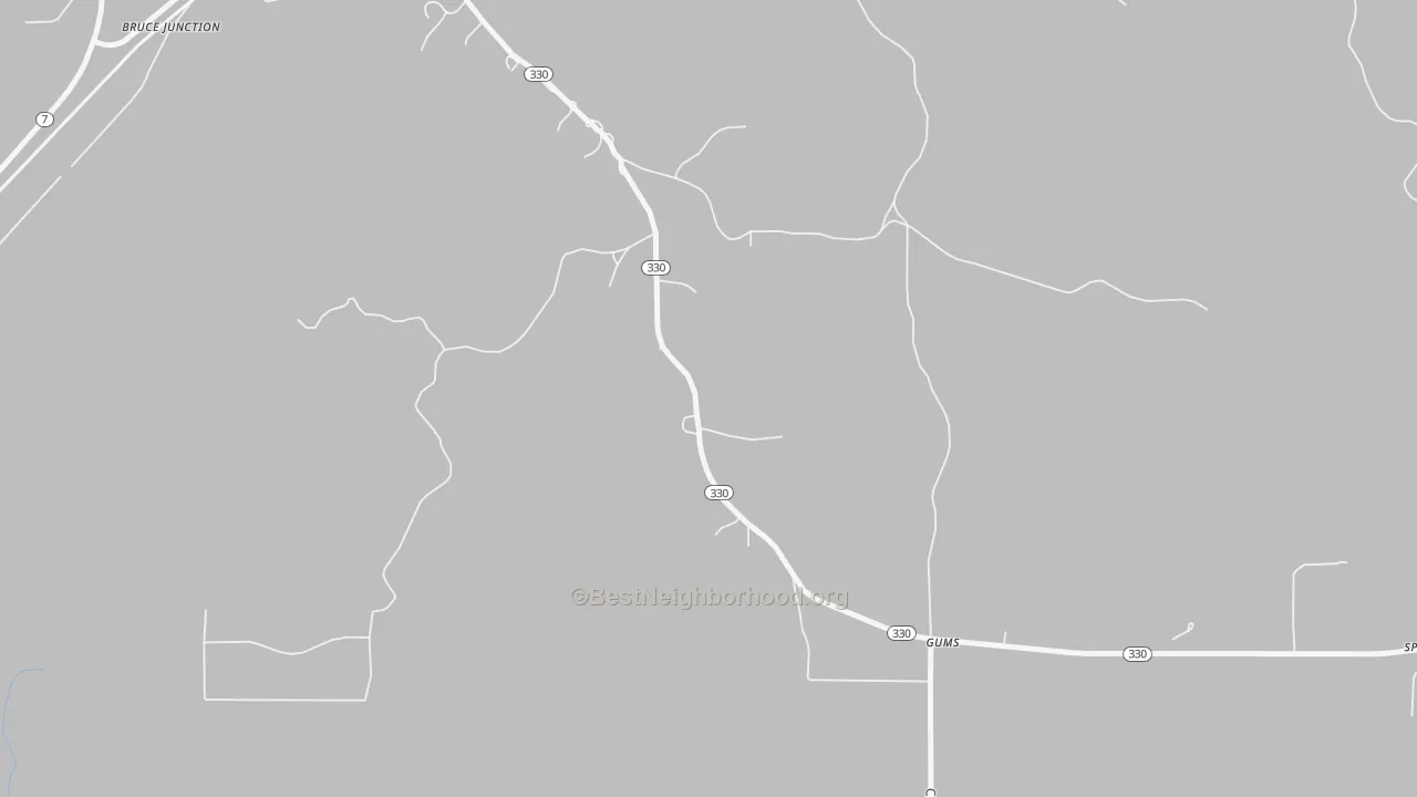 Transit Grade map of Youngs, MS