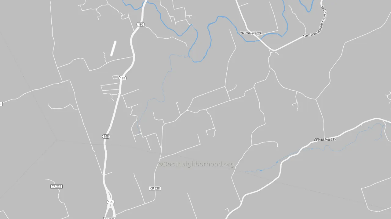 Transit Grade map of Youngsport, TX