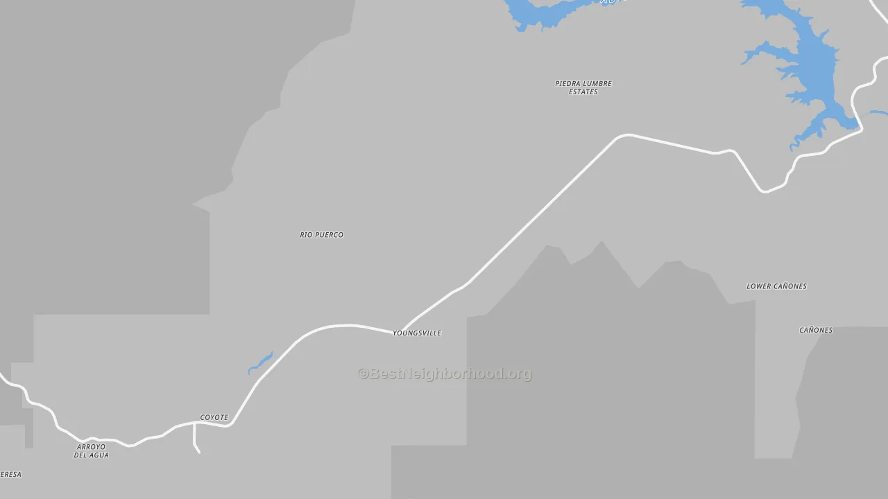 Transit Grade map of Youngsville, NM