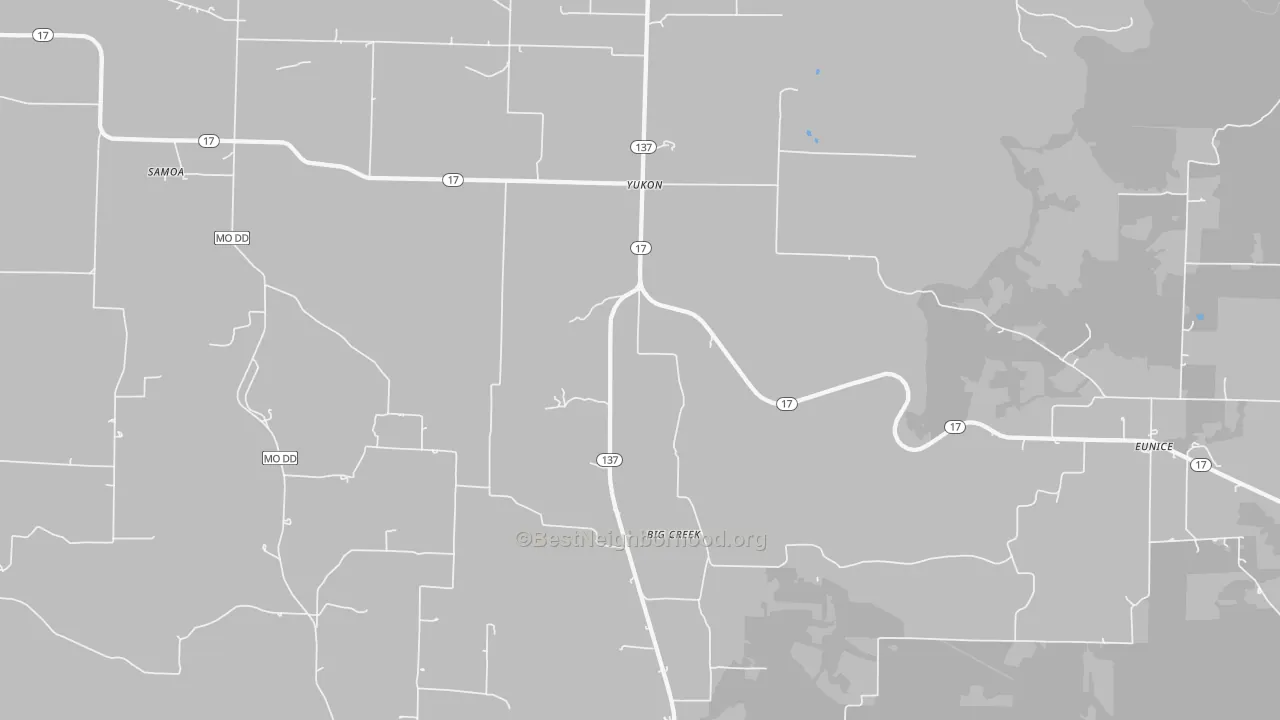 Transit Grade map of Yukon, MO