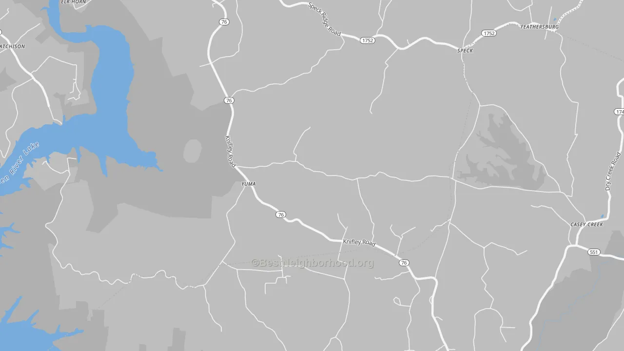 Transit Grade map of Yuma, KY