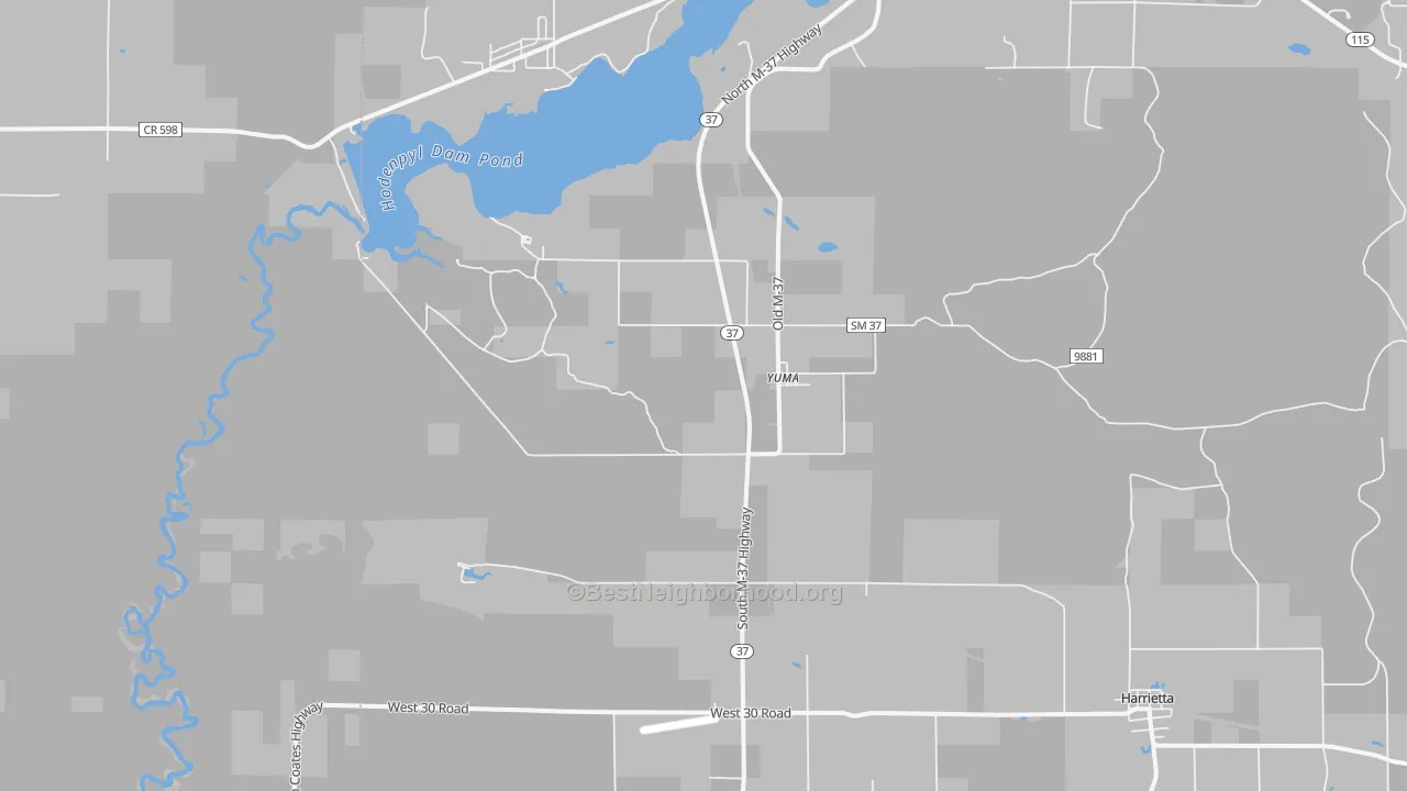 Transit Grade map of Yuma, MI