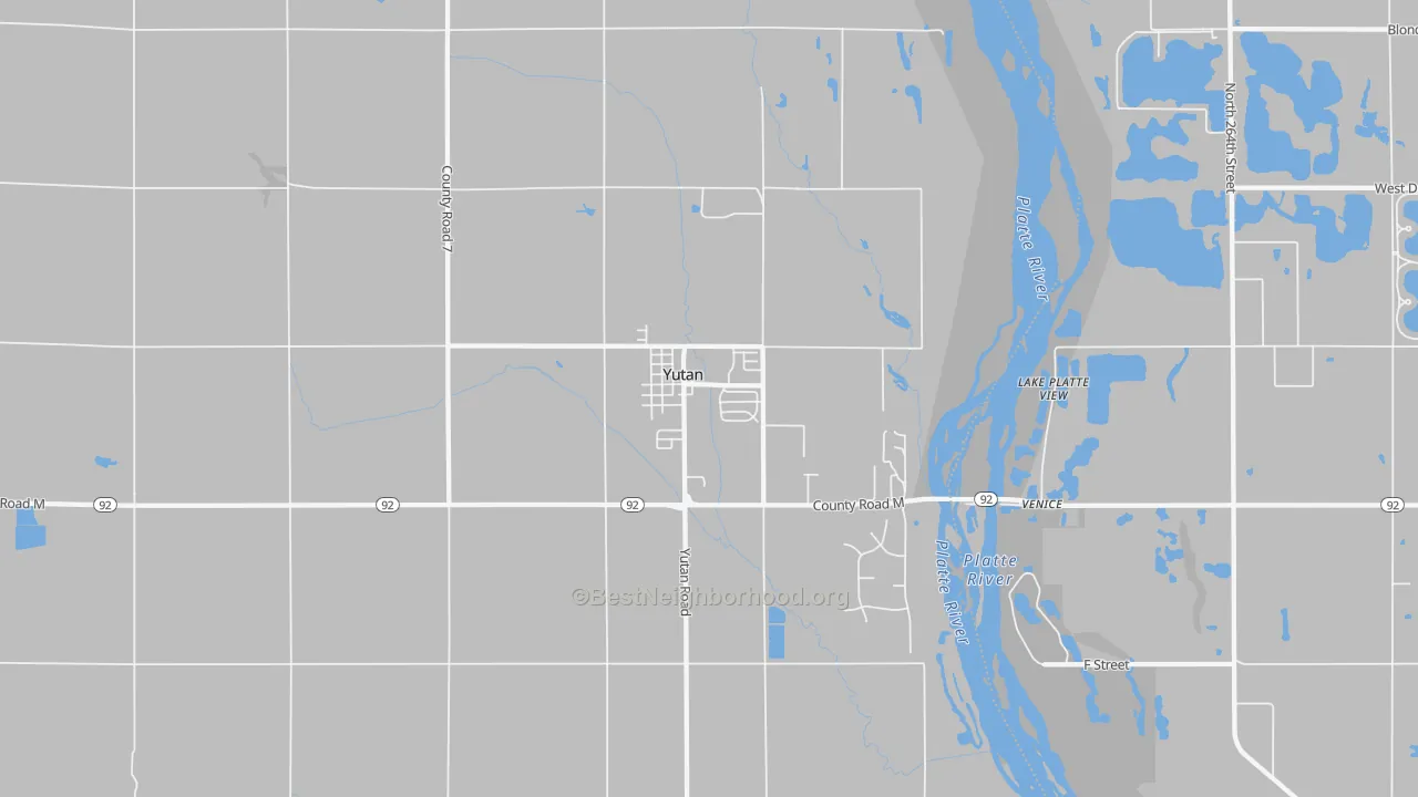 Transit Grade map of Yutan, NE