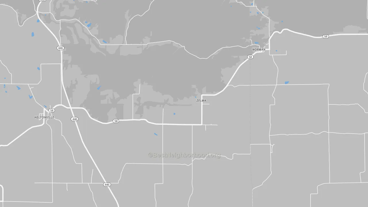 Transit Grade map of Zelma, IN