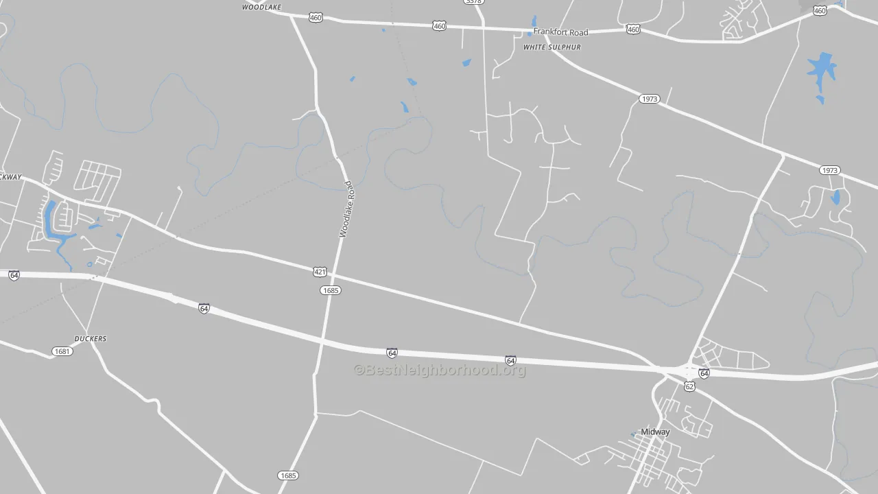 Transit Grade map of Zion Hill, KY