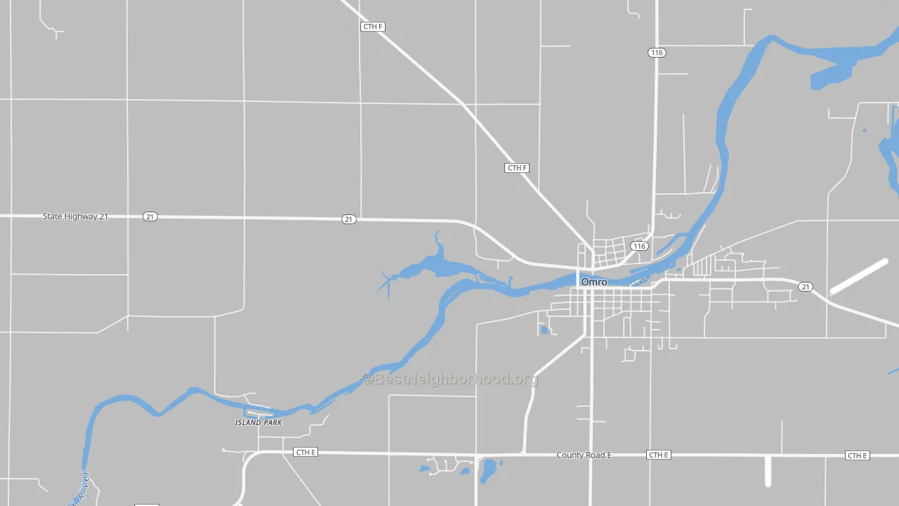 Transit Grade map of Zion, WI