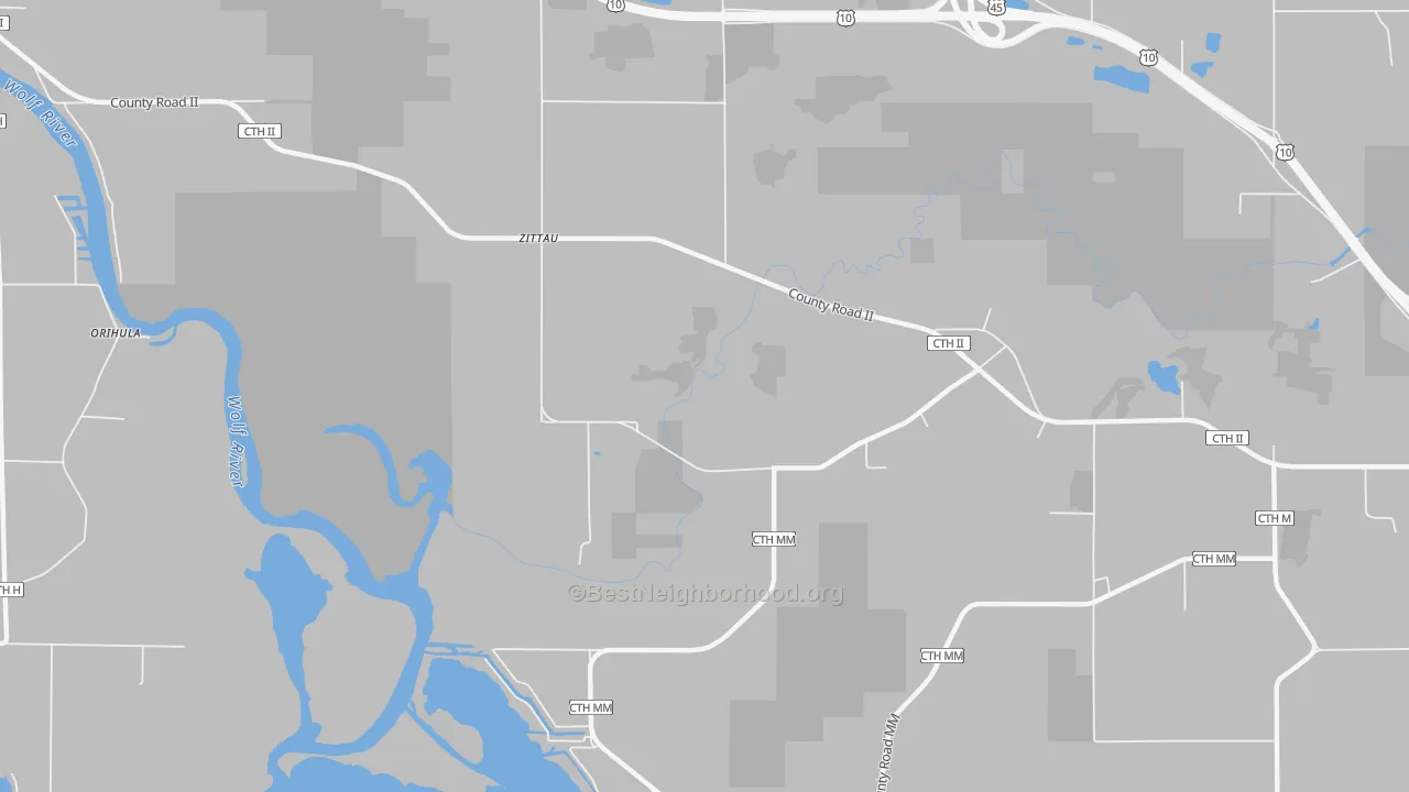 Transit Grade map of Zittau, WI