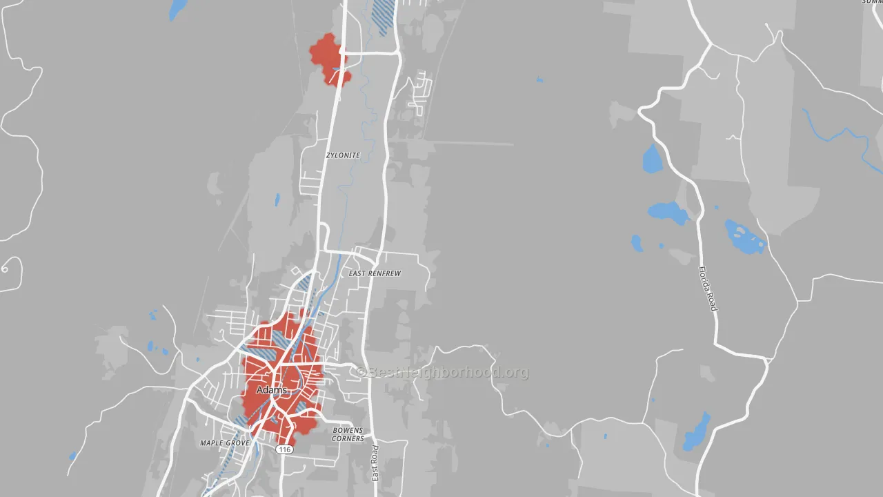 Transit Grade map of Zylonite, MA