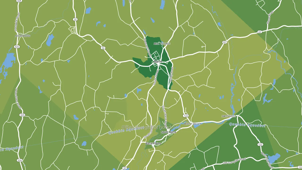 01005, MA block-group voter-turnout map