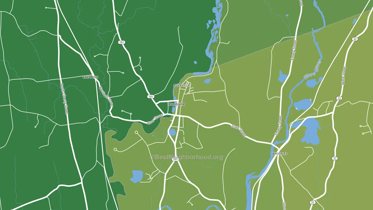 01009, MA block-group voter-turnout map