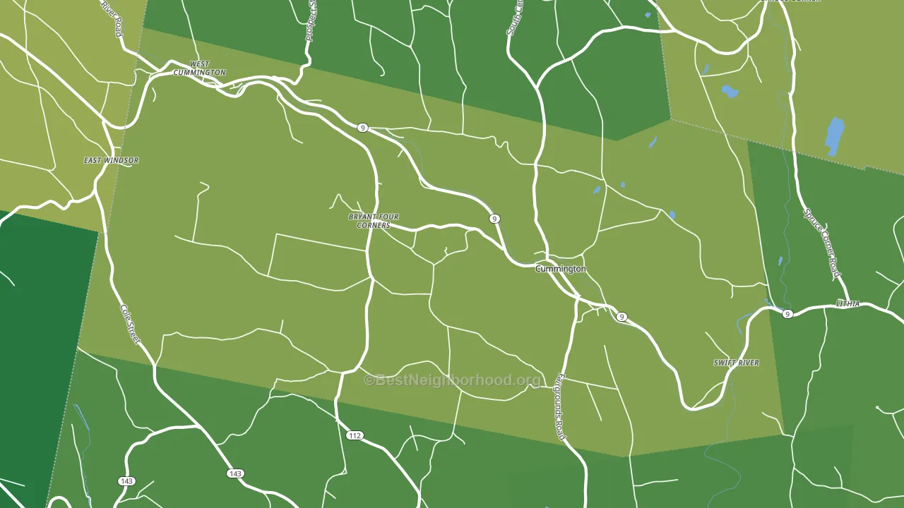 01026, MA block-group voter-turnout map