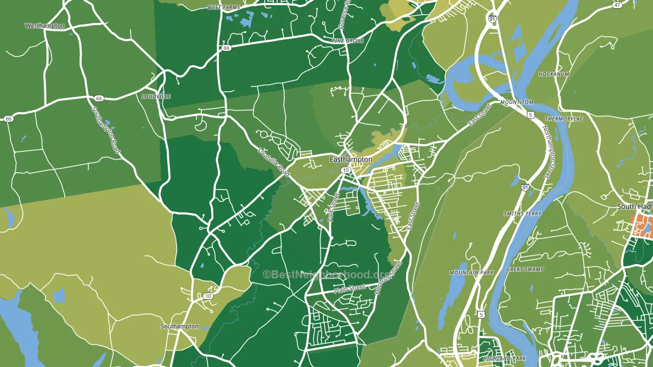 01027, MA block-group voter-turnout map