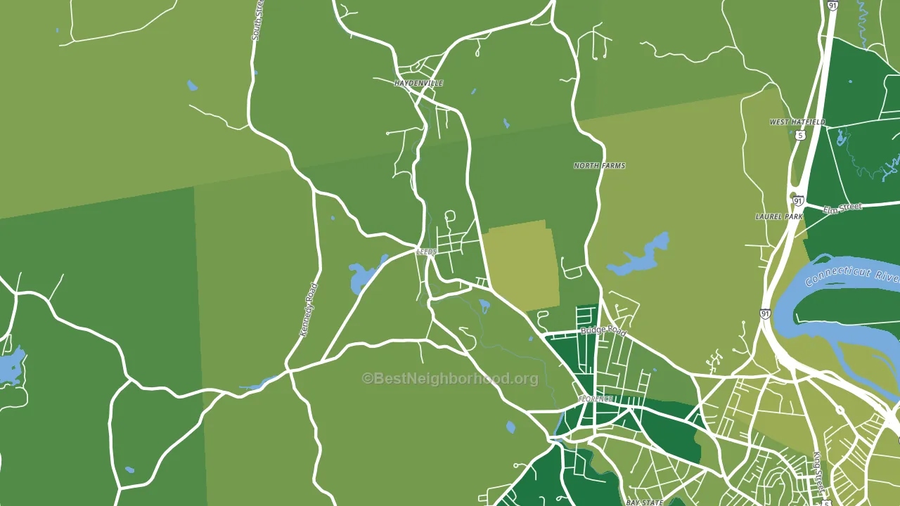 01053, MA block-group voter-turnout map