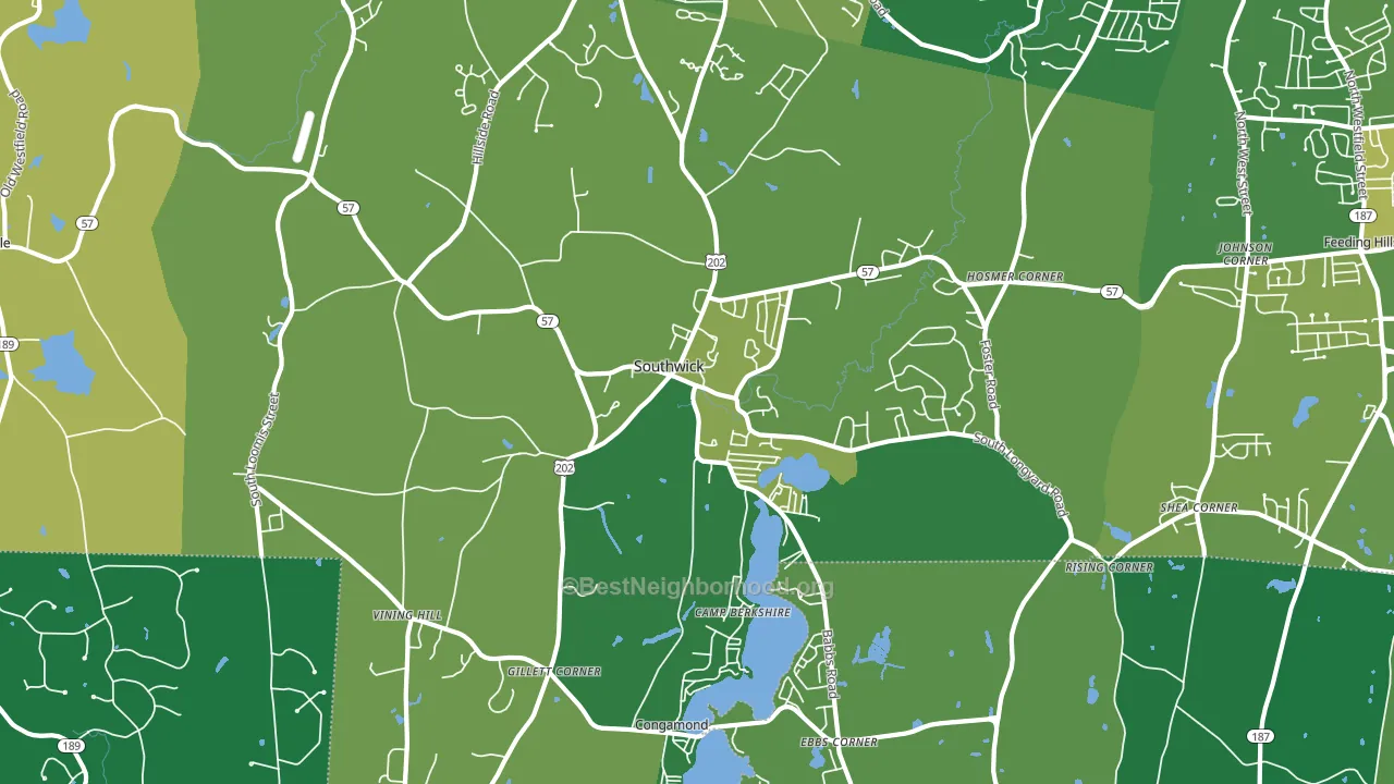 01077, MA block-group voter-turnout map