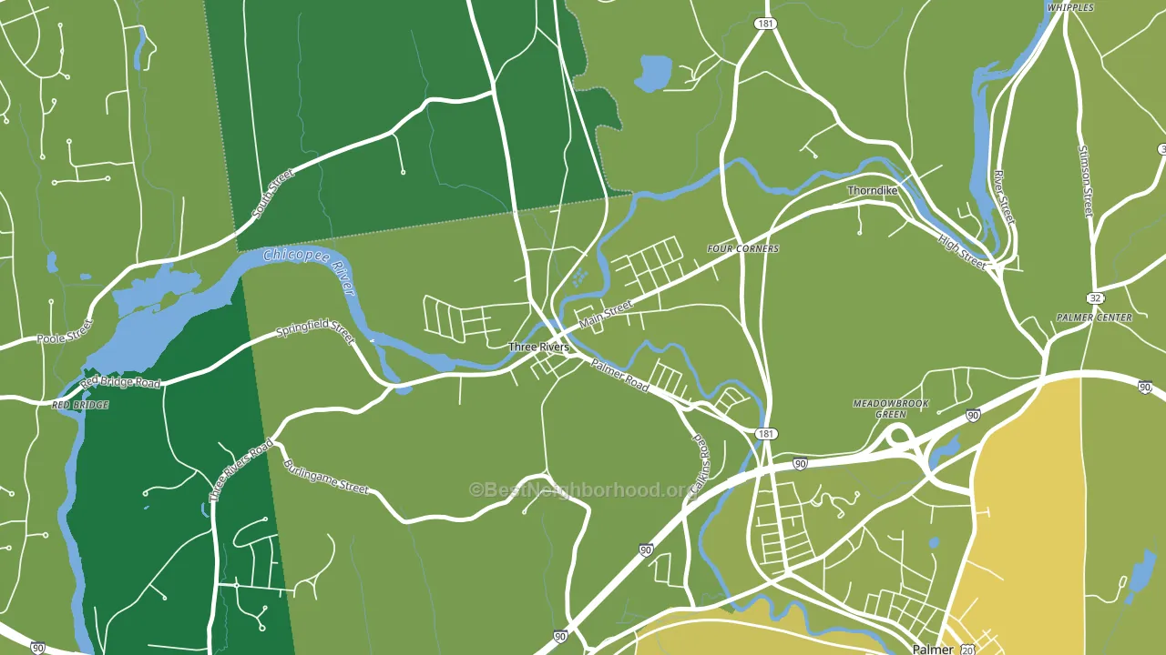 01080, MA block-group voter-turnout map