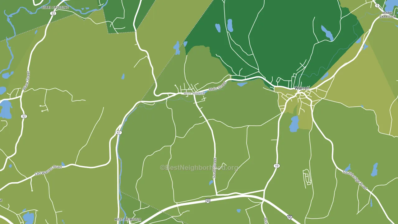 01092, MA block-group voter-turnout map