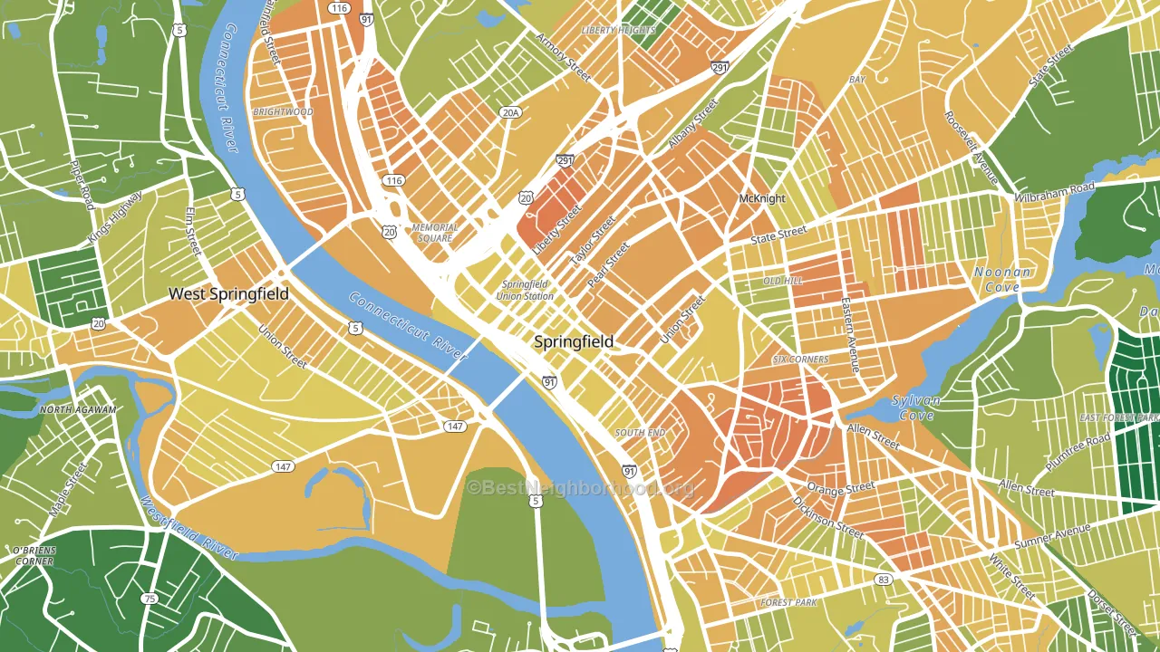 01103, MA block-group voter-turnout map