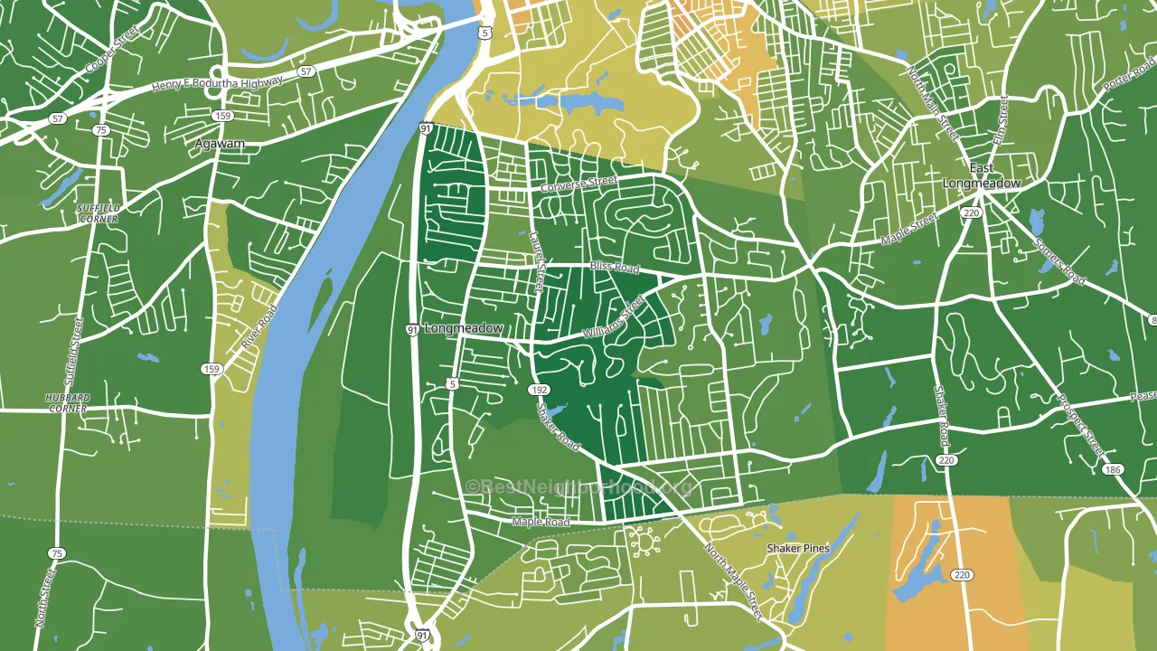 01106, MA block-group voter-turnout map
