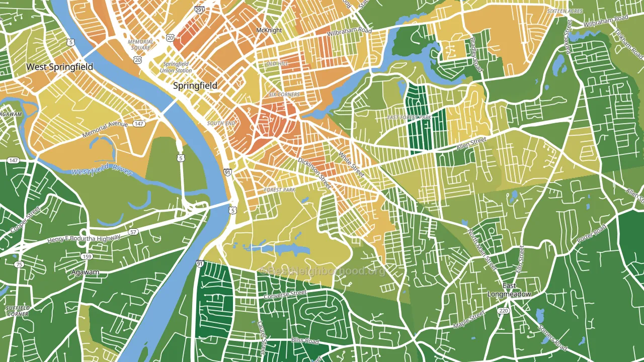01108, MA block-group voter-turnout map