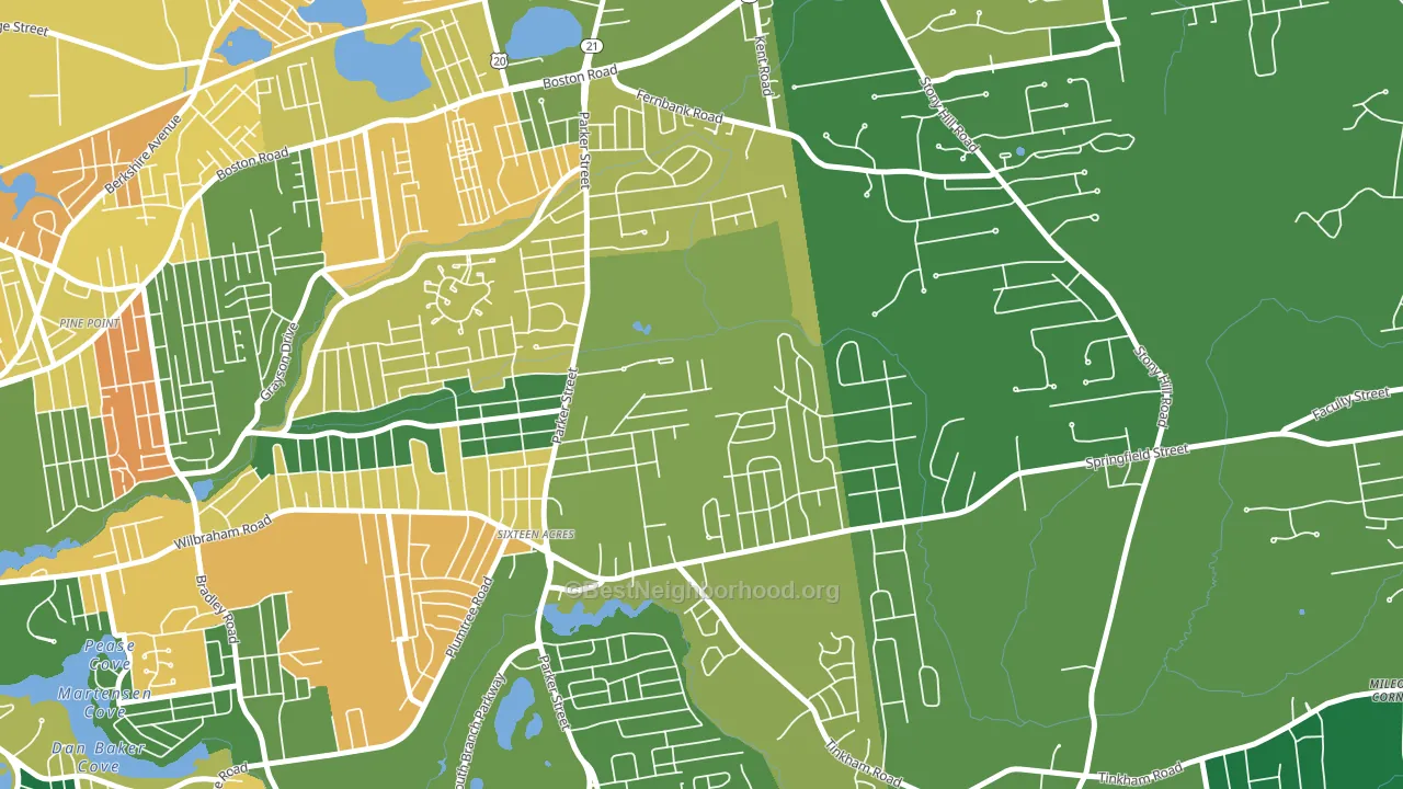 01129, MA block-group voter-turnout map