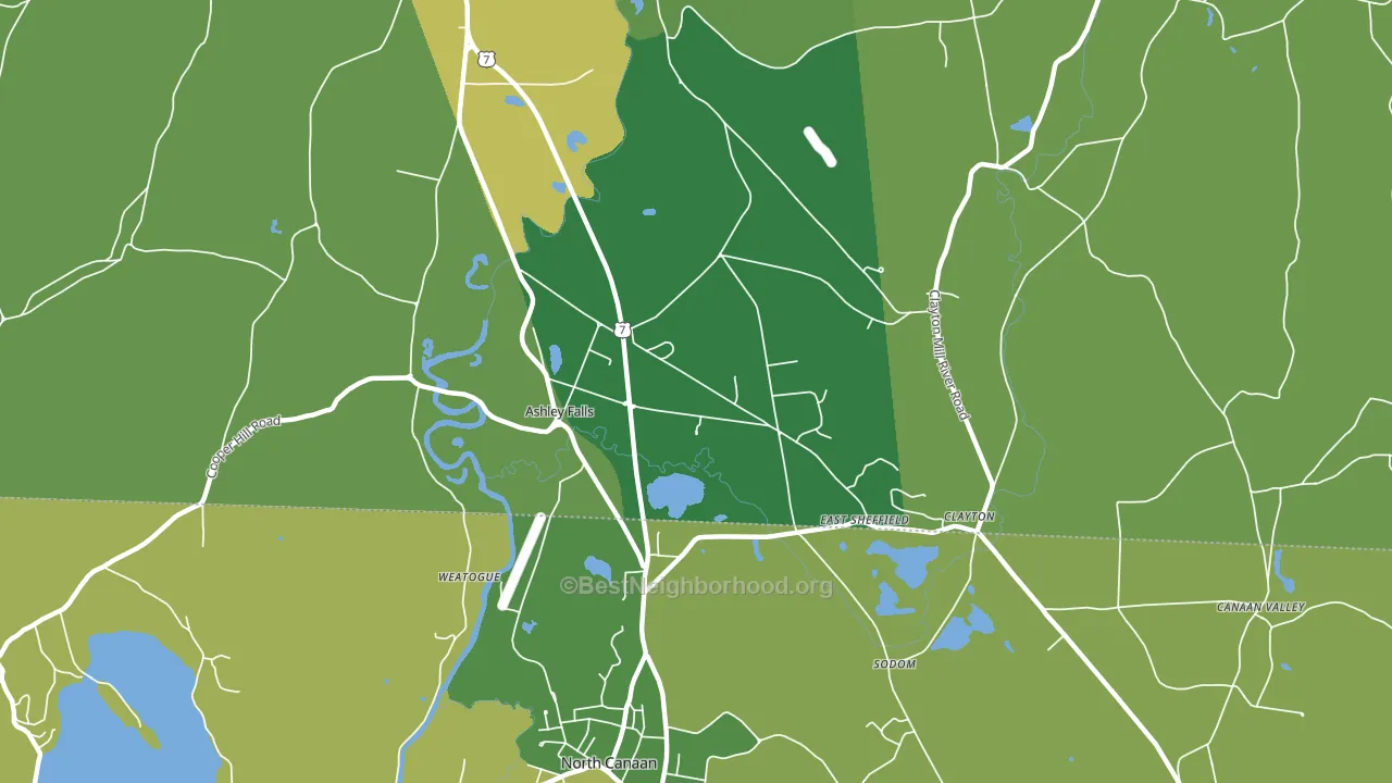 01222, MA block-group voter-turnout map